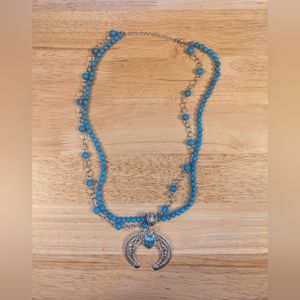 Montana Silversmiths Double Layered Squash Blossom Necklace